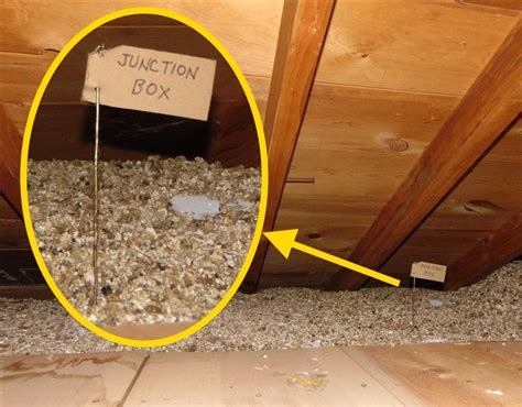 electrical box in attic|attic insulation box.